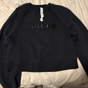 lululemon athletica Black Crew Neck Sweater